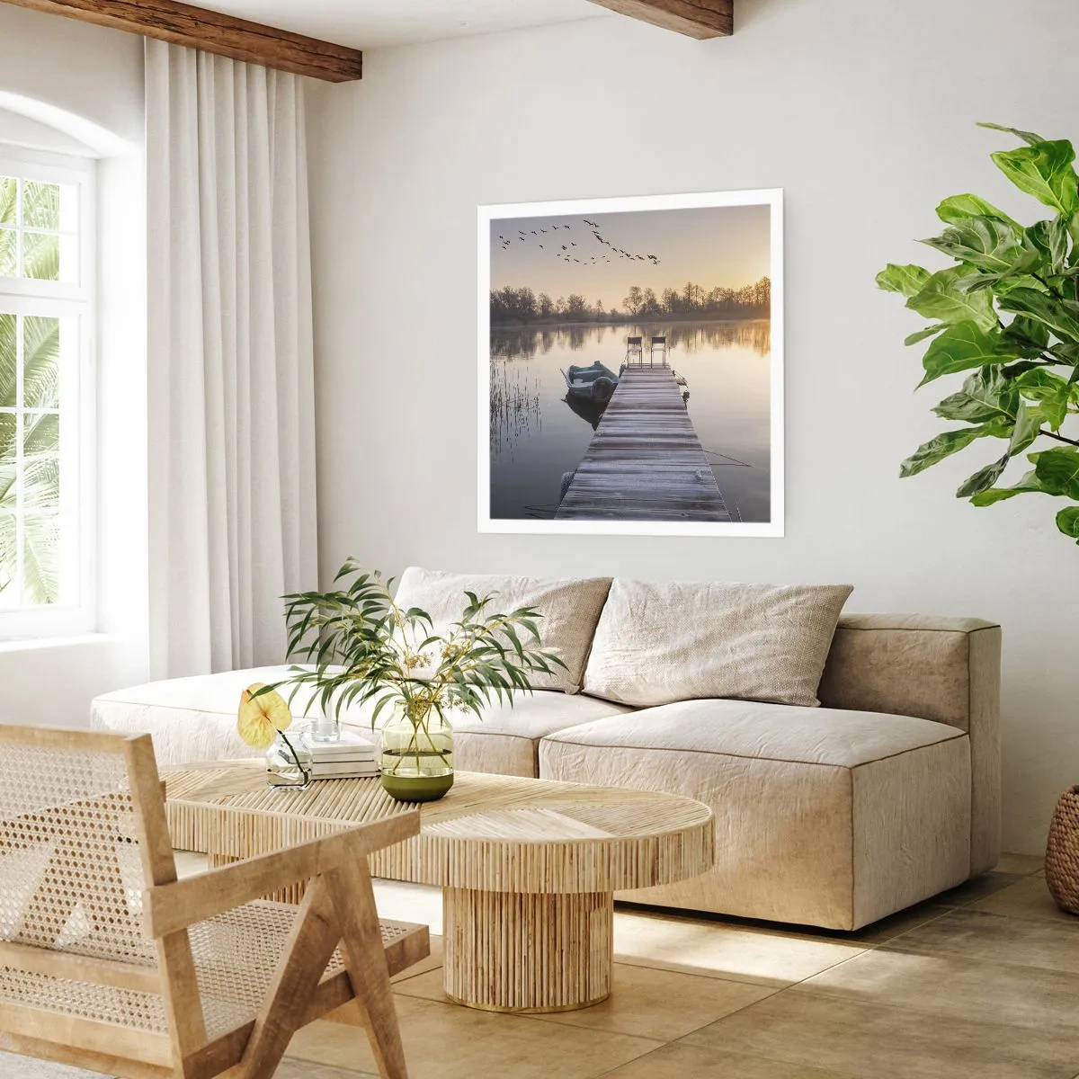 Affiche - Poster - Je reviendrai - 40x40 cm