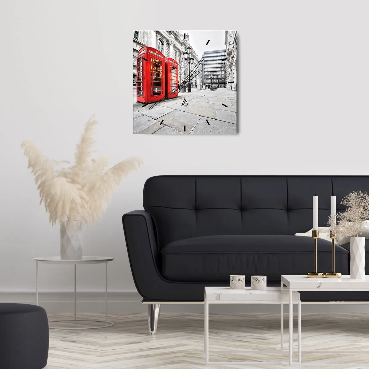 Horloge murale - Pendule murale - Welcome to London - 40x40 cm