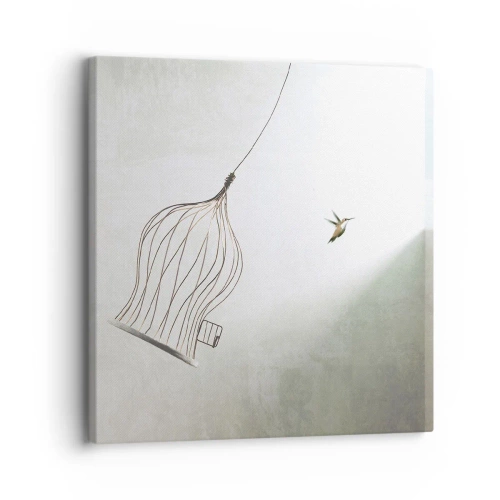 Impression sur toile - Image sur toile - Dans son élément - 30x30 cm