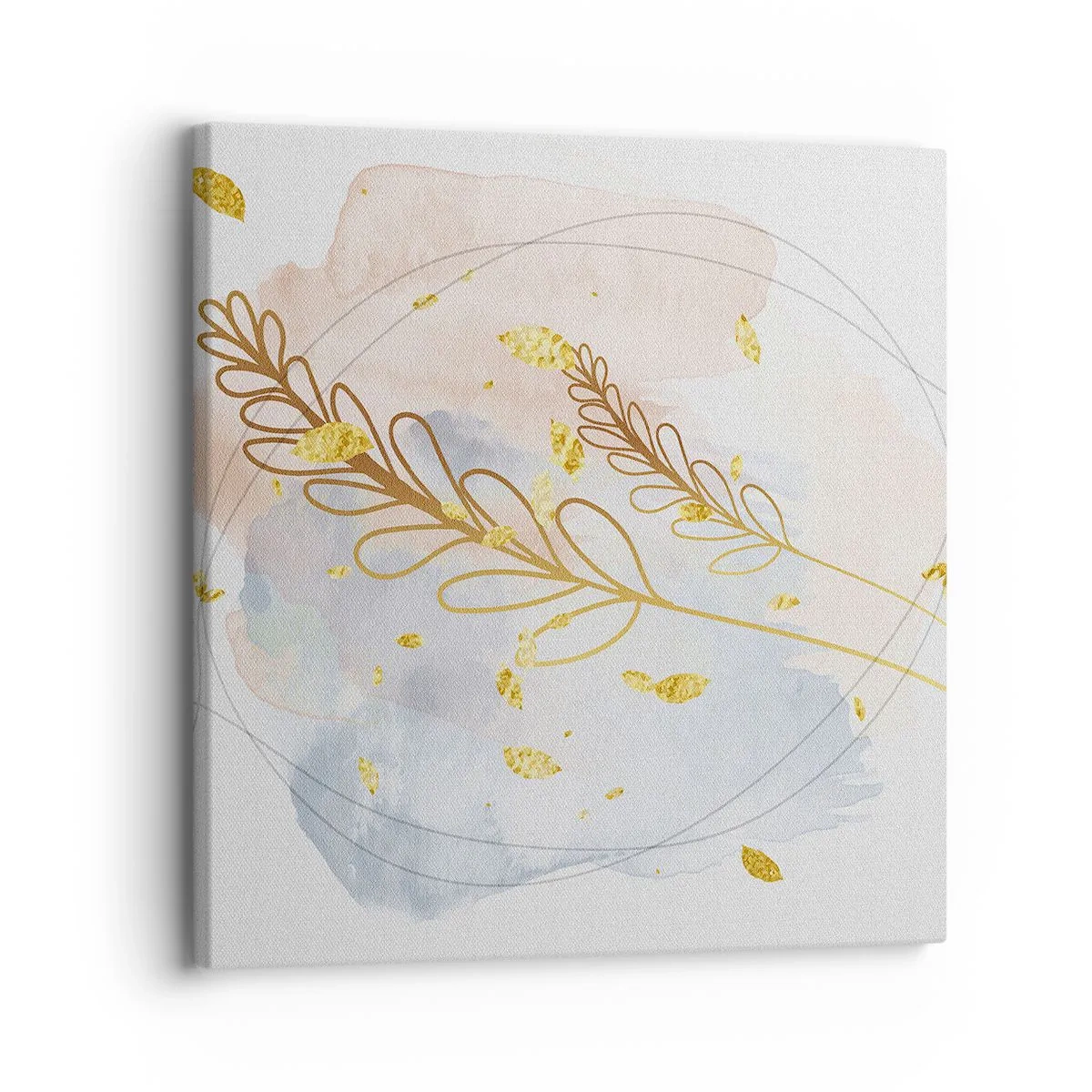 Impression sur toile - Image sur toile - Explosion d'or - 30x30 cm