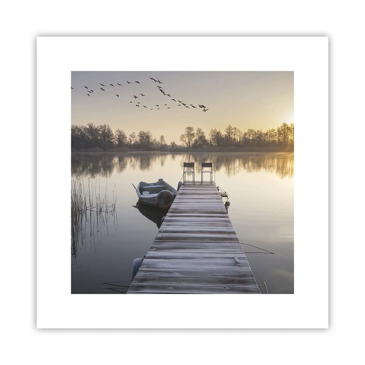 Affiche - Poster - Je reviendrai - 30x30 cm