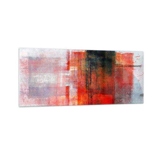 Impression sur verre - Image sur verre - Composition embrasée - 100x40 cm
