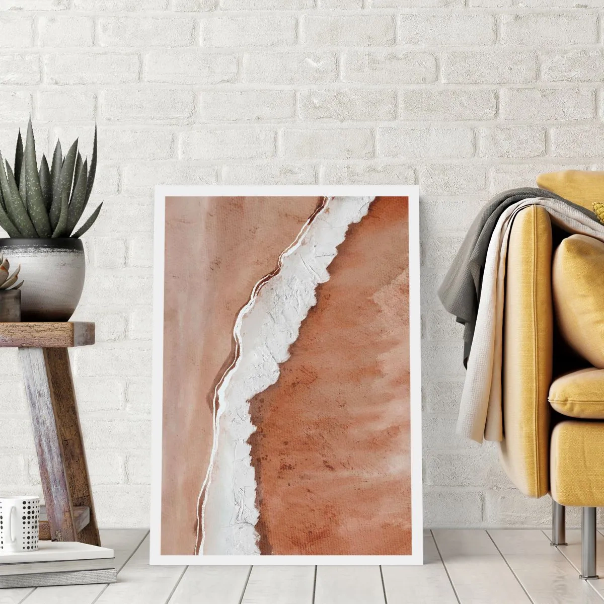 Affiche - Poster - Dans des couleurs de la terre - 30x40 cm