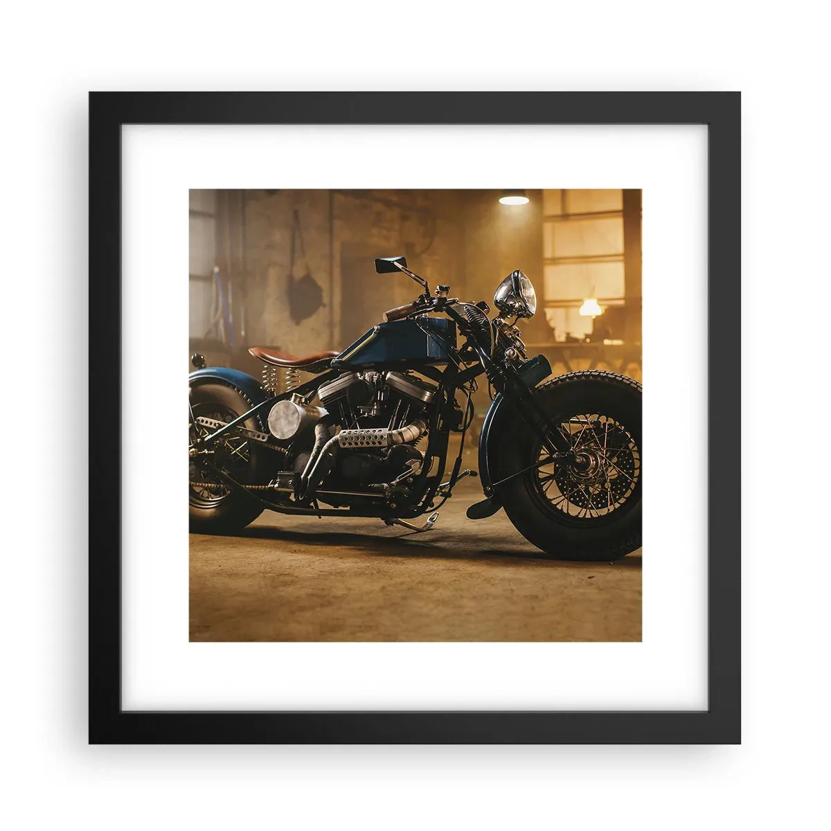 Affiche dans un cadre noir - Poster - Je peux tout - 30x30 cm