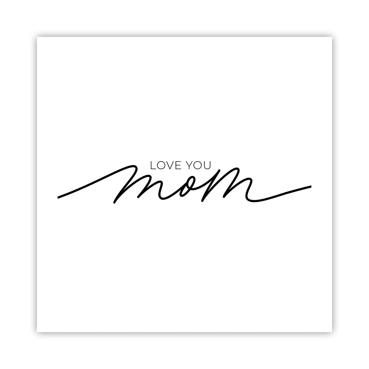 Affiche - Poster - Grand chamboulement - 50x50 cm