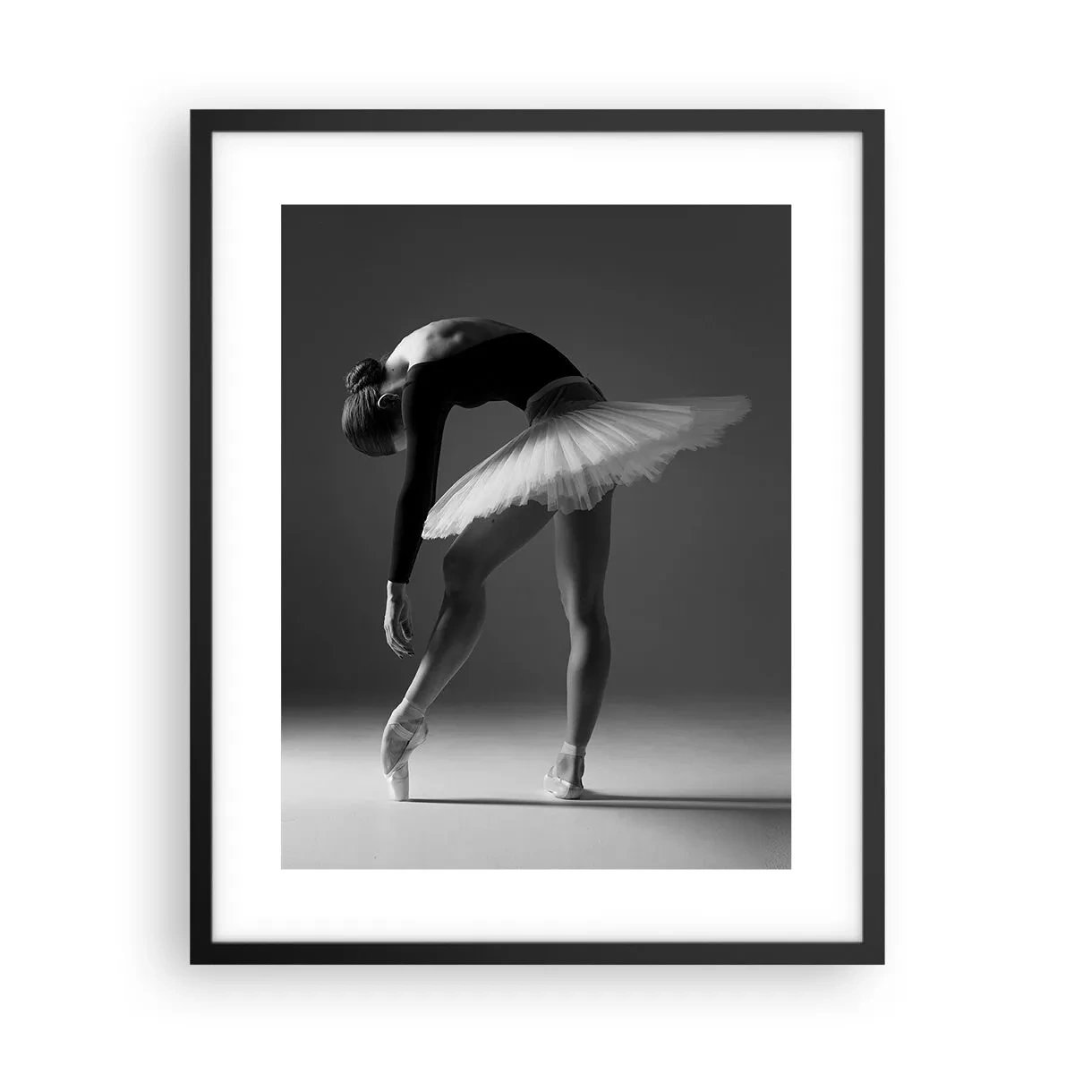 Affiche dans un cadre noir - Poster - Belle ballerine - 40x50 cm