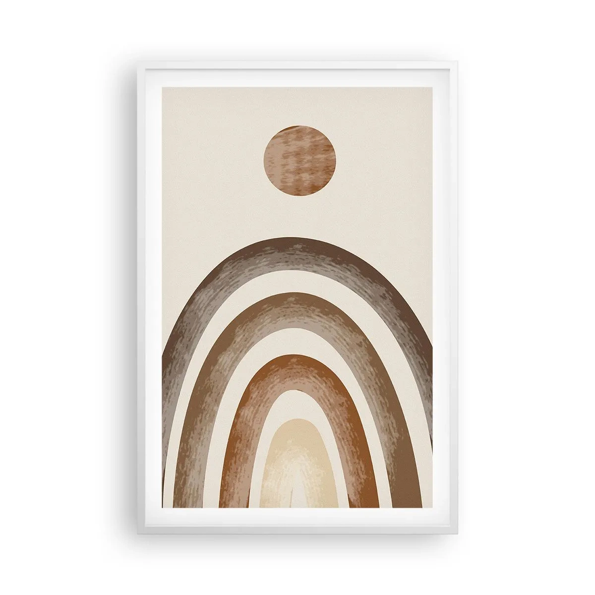 Affiche dans un cadre blanc - Poster - Dans une galaxie lointaine - 61x91 cm