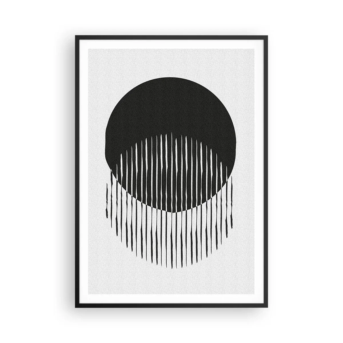 Affiche dans un cadre noir - Poster - Son alter ego - 70x100 cm