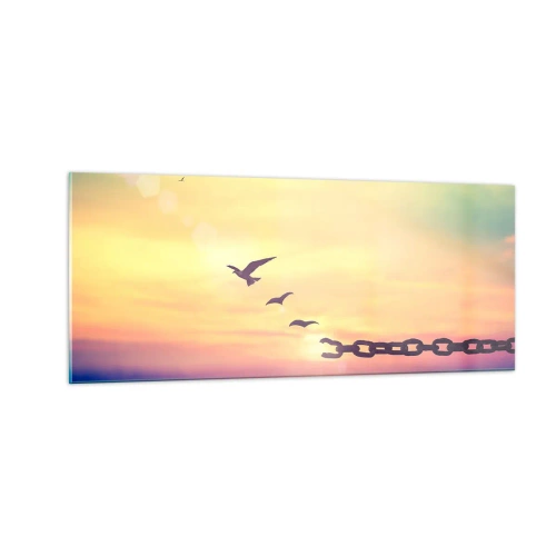 Impression sur verre - Image sur verre - La victoire de la liberté - 100x40 cm