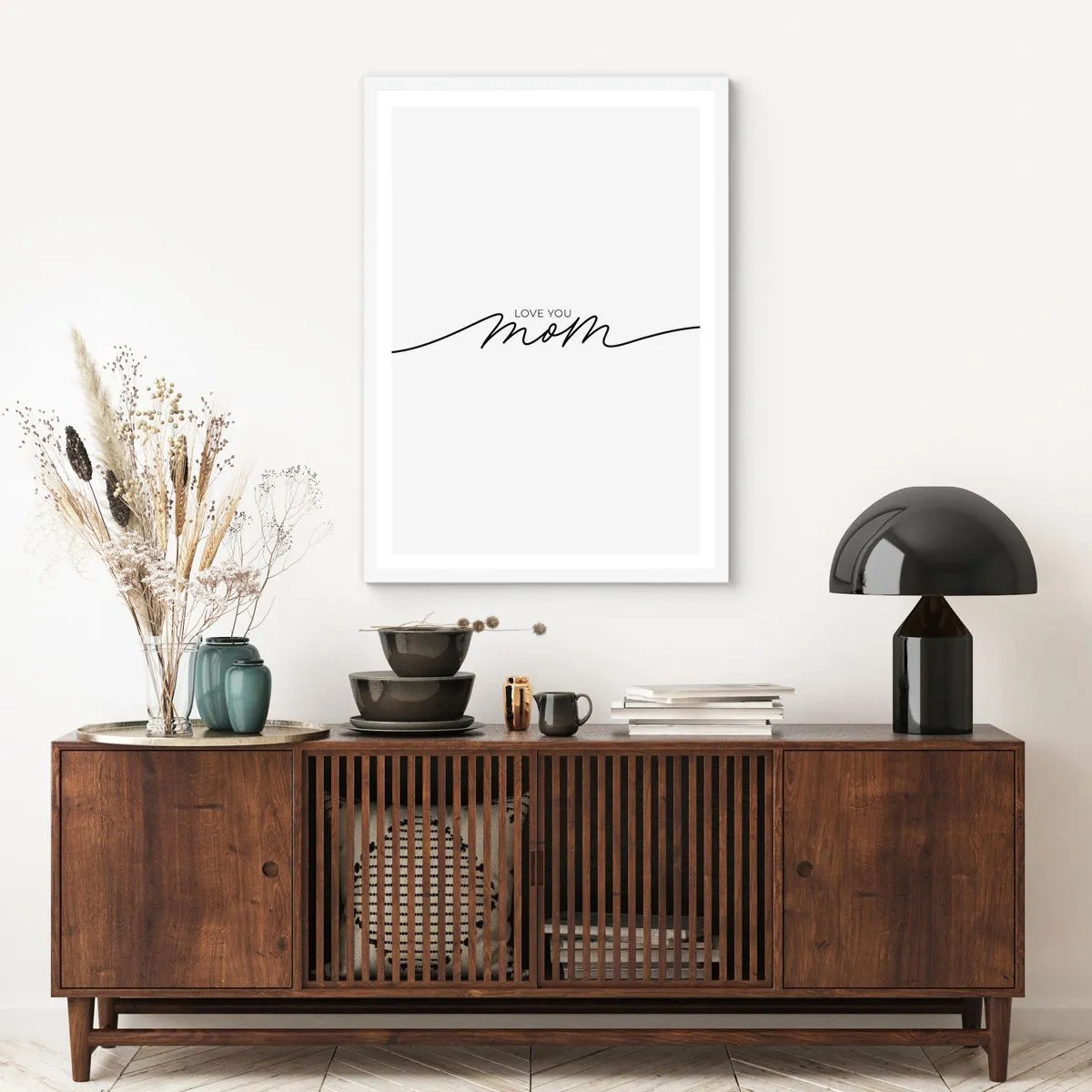 Affiche dans un cadre blanc - Poster - Grand chamboulement - 70x100 cm
