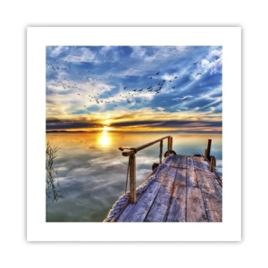 Affiche - Poster - Le vent se repose - 40x40 cm