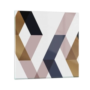 Impression sur verre - Image sur verre - Plats et angles - 40x40 cm