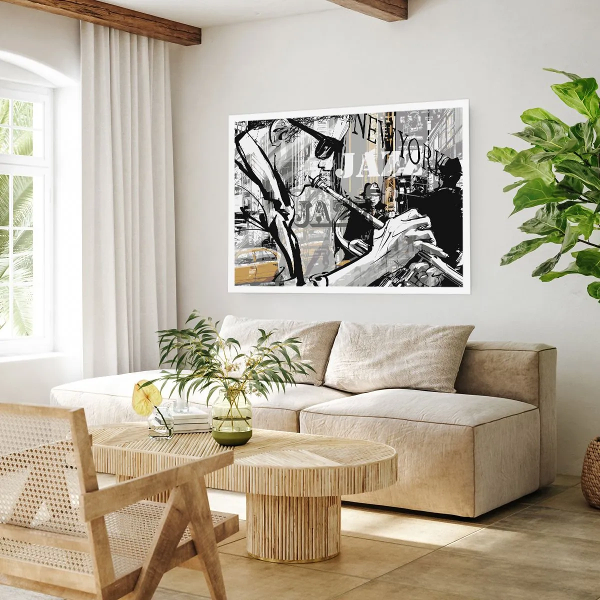 Affiche - Poster - Au rythme de New York - 91x61 cm