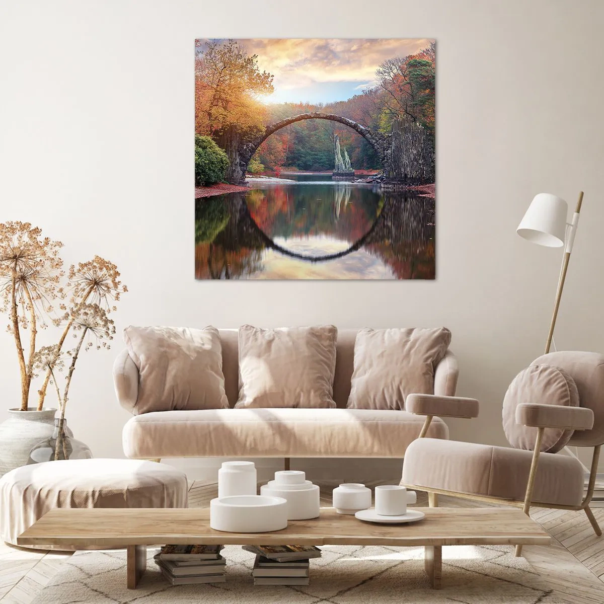 Impression sur toile - Image sur toile - De l'autre cote du miroir - 40x40 cm