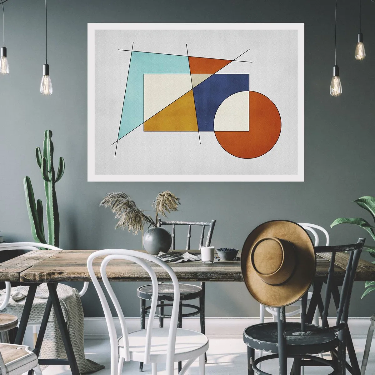 Affiche - Poster - Abstraction : plaisir moderniste - 91x61 cm