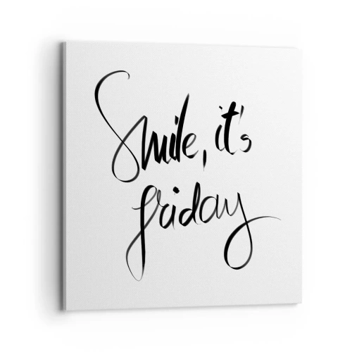 Impression sur toile - Image sur toile - Joie réelle - 70x70 cm