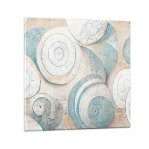 Impression sur verre - Image sur verre - Que cache la coque ? - 30x30 cm