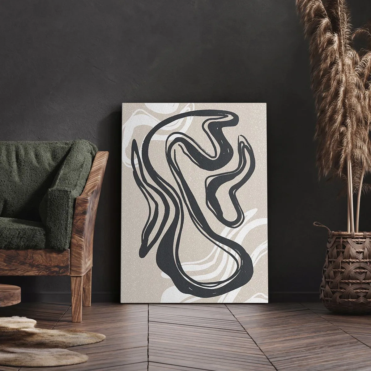 Impression sur toile - Image sur toile - Expression multipliée - 55x100 cm