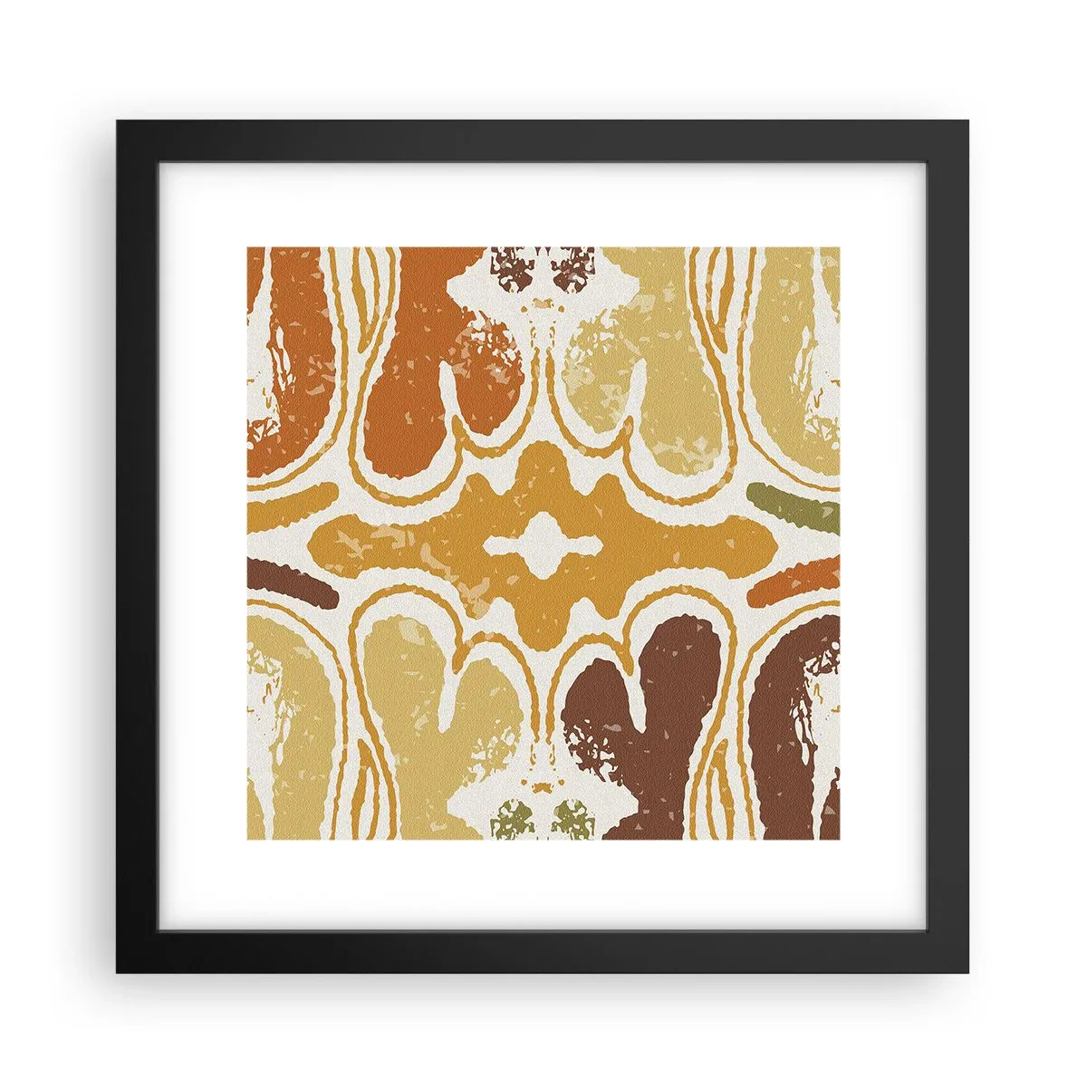 Affiche dans un cadre noir - Poster - Abstraction sentimentale - 30x30 cm