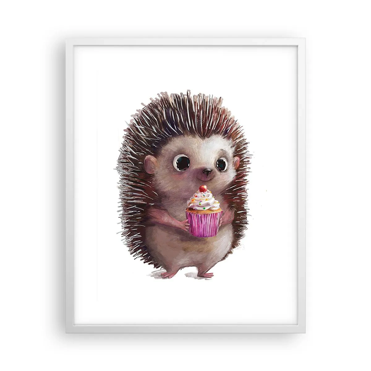 Affiche dans un cadre blanc - Poster - La fête c'est tous les jours - 40x50 cm