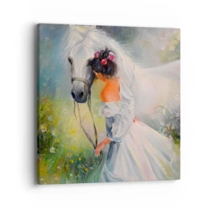 Impression sur toile - Image sur toile - Comme dans un beau rêve - 40x40 cm