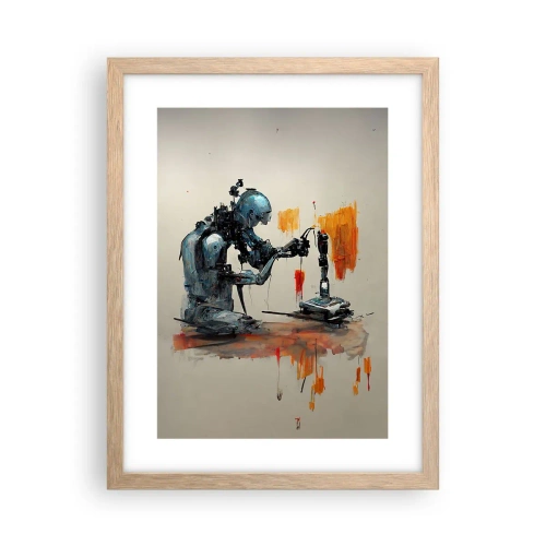 Affiche dans un chêne clair - Poster - Déjà demain… - 30x40 cm