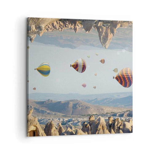 Impression sur toile - Image sur toile - Ici, tout est possible - 60x60 cm