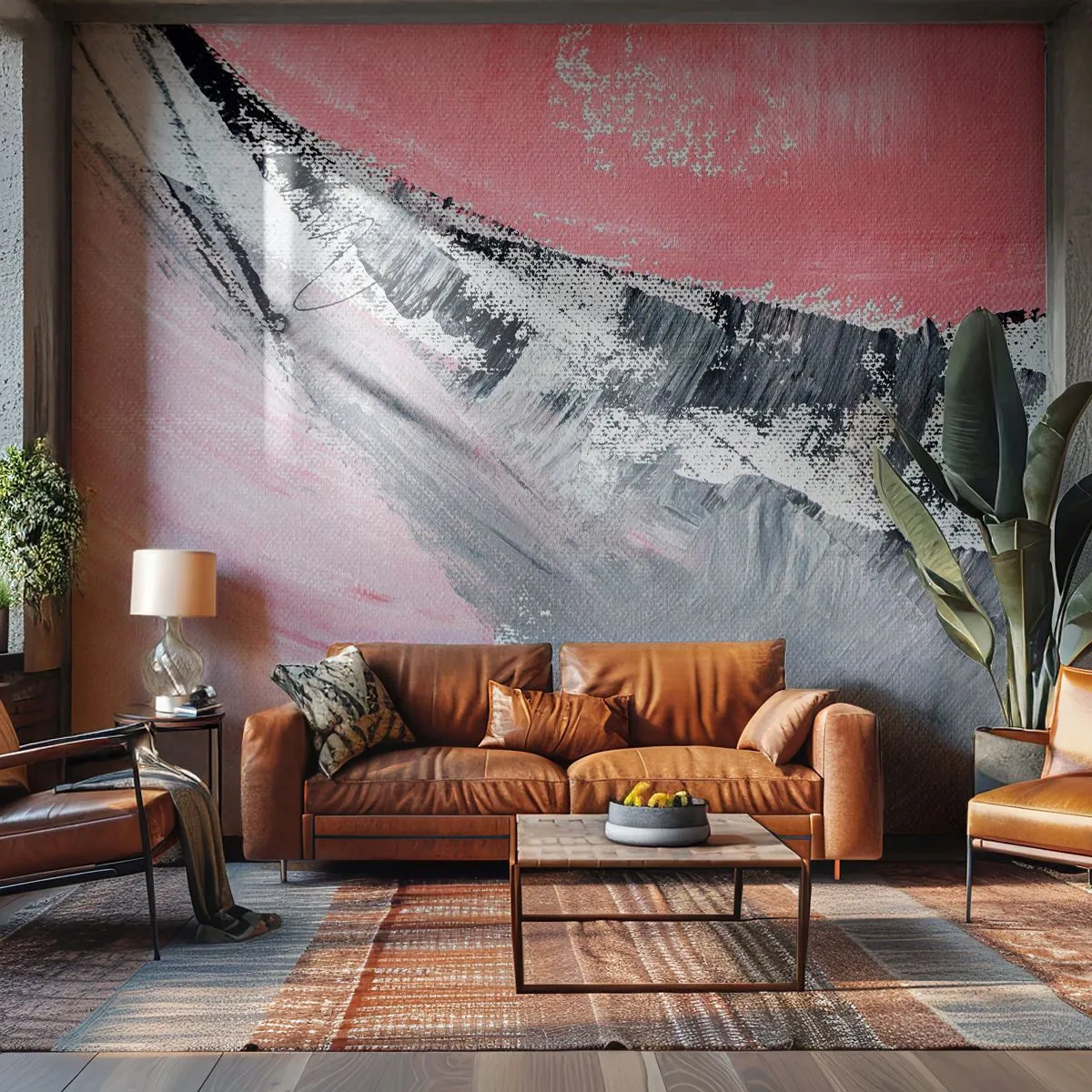 Papier Peint Photo Premium Sand - Composition assortie - Abstraction, Morceau, Couleurs pastel - 250x175 cm