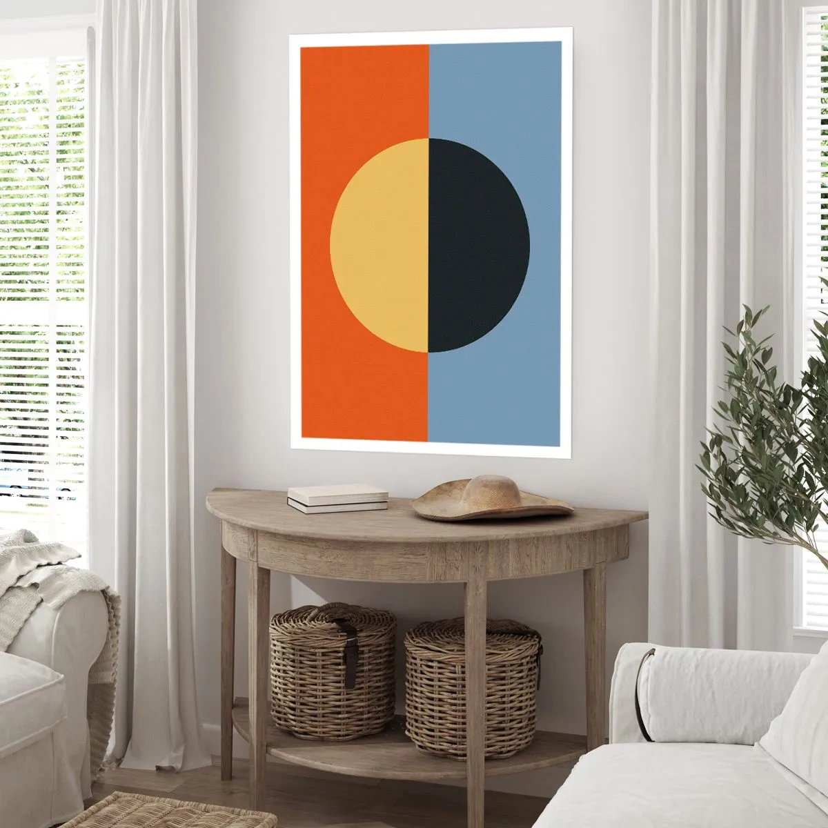 Affiche - Poster - Composition de chaleur et de fraîcheur - 30x40 cm