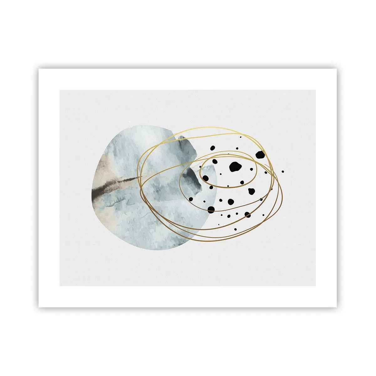 Affiche - Poster - Emmêlement de l'espace - 50x40 cm