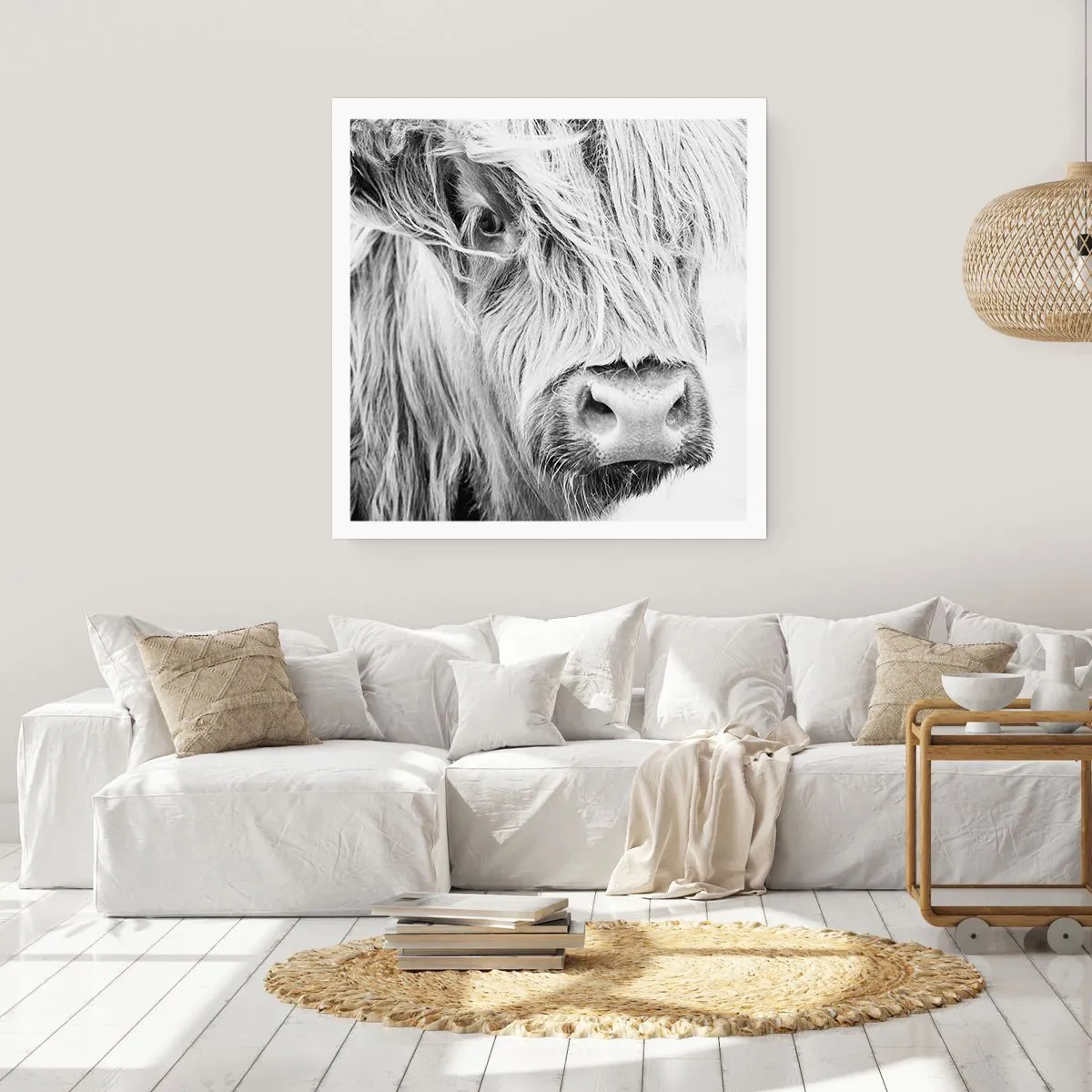 Affiche - Poster - Sauvagerie écossaise - 40x40 cm