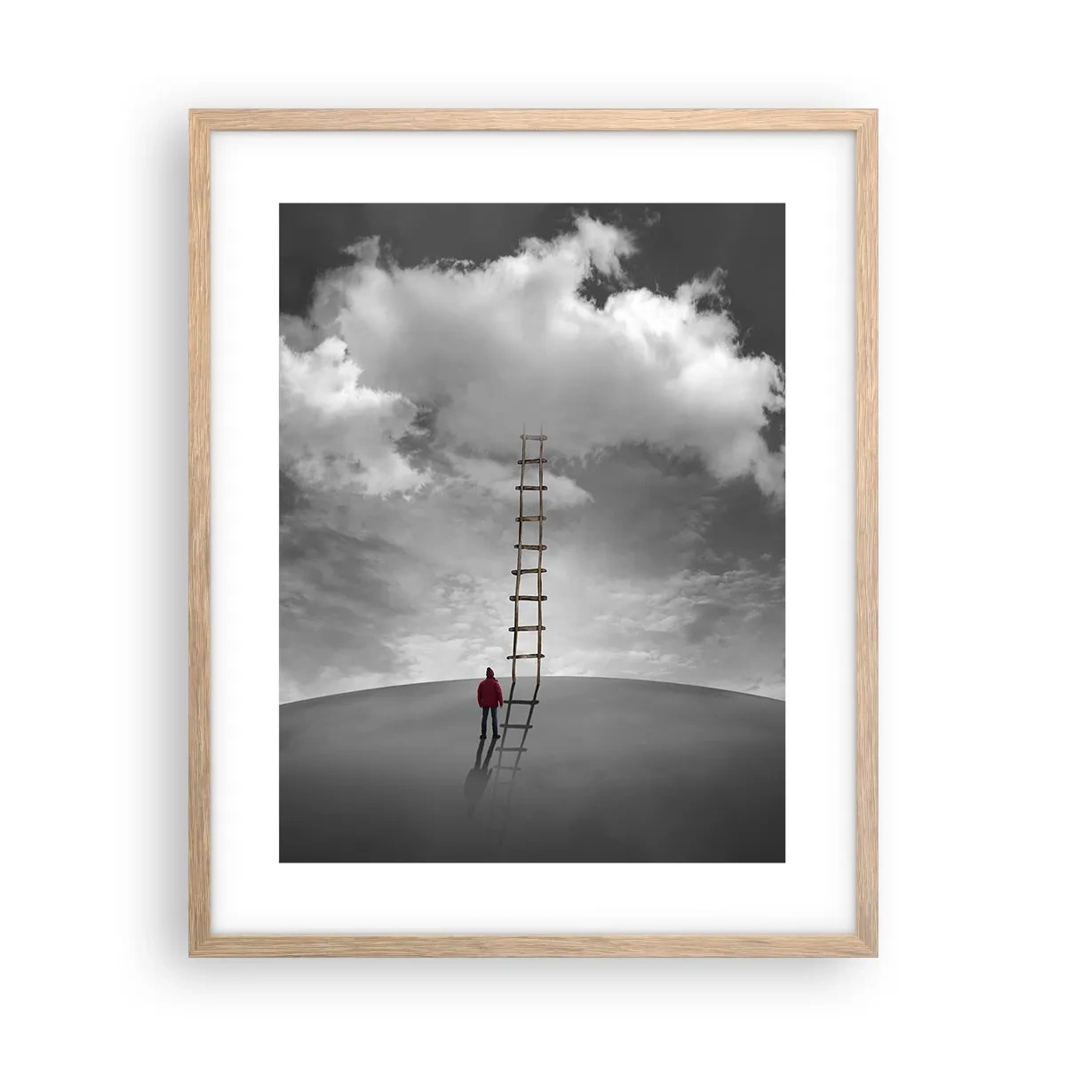 Affiche dans un chêne clair - Poster - Tout est possible - 40x50 cm