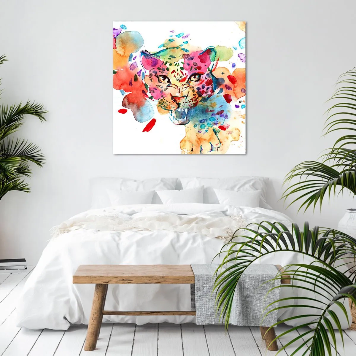 Impression sur toile - Image sur toile - La belle et la Bête - 40x40 cm