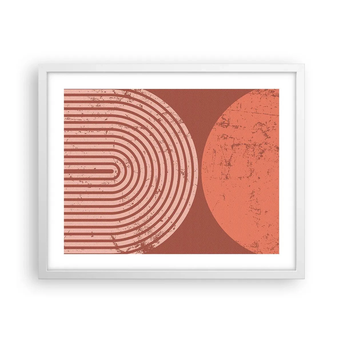 Affiche dans un cadre blanc - Poster - Une relation proche - 50x40 cm