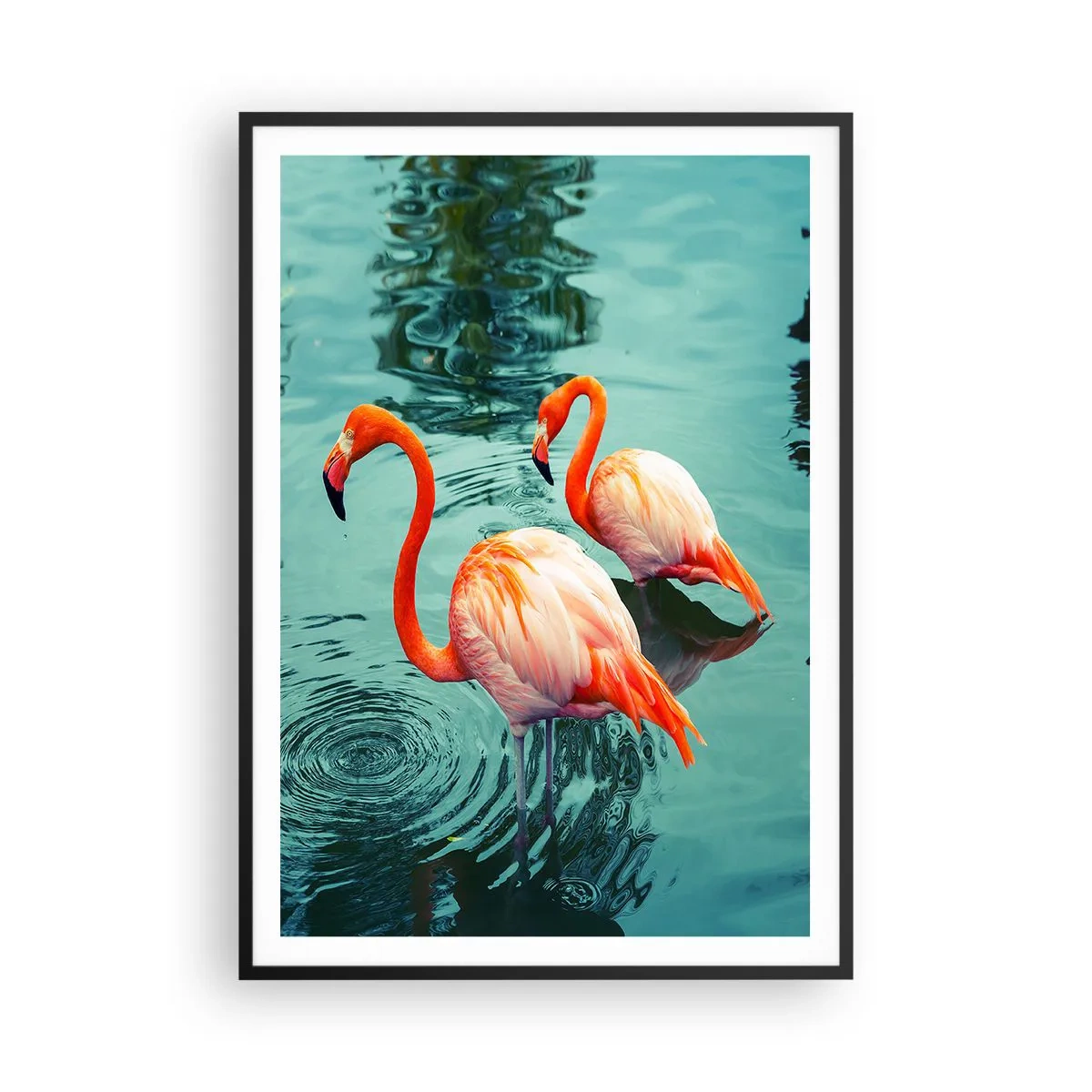 Affiche dans un cadre noir - Poster - Nous sommes à la mode maintenant - 70x100 cm