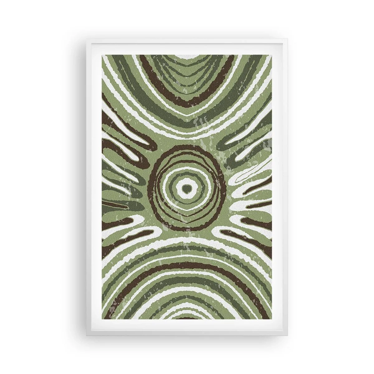 Affiche dans un cadre blanc - Poster - Une explosion d'émotions - 61x91 cm