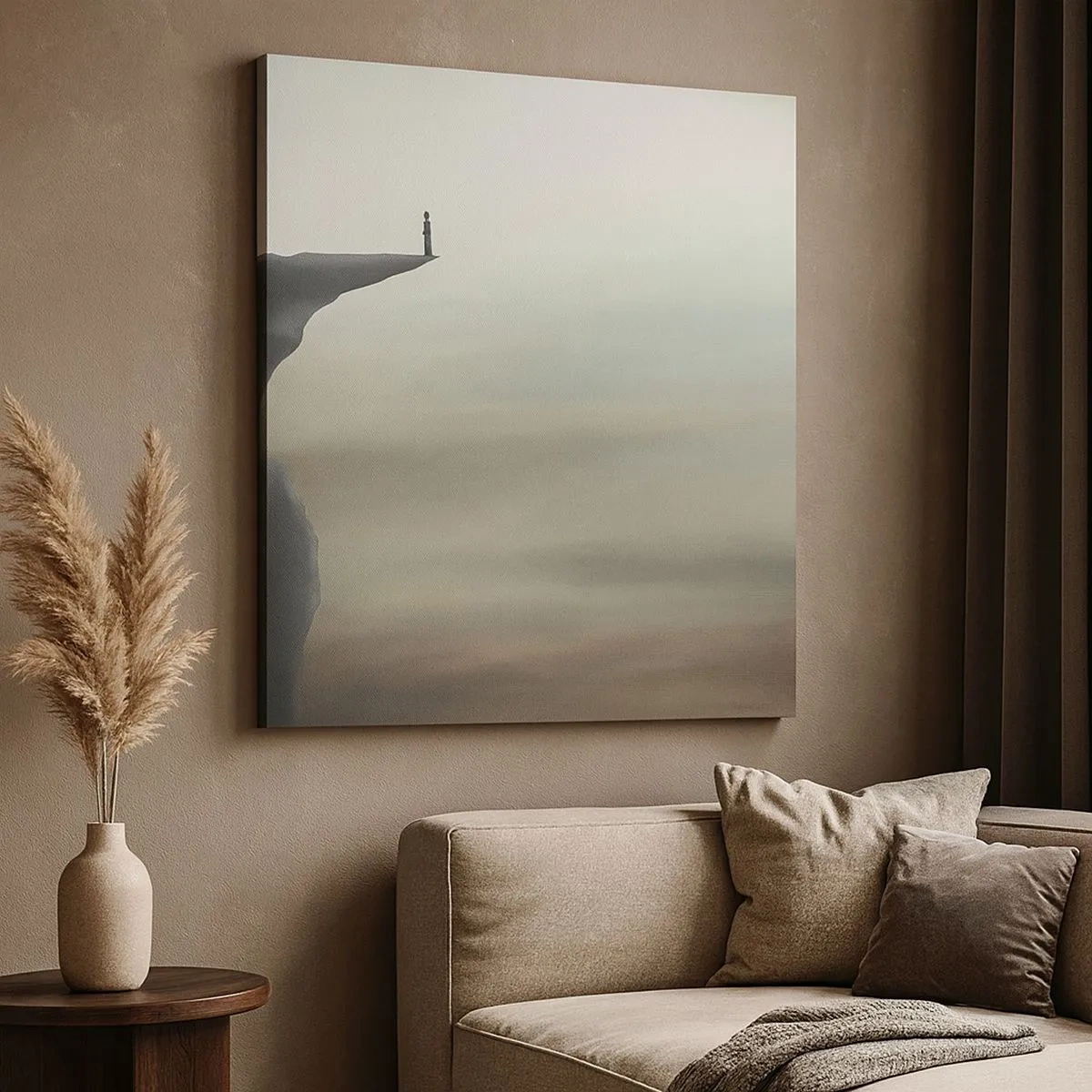 Impression sur toile - Image sur toile - Tout en haut, bien entendu! - 30x30 cm