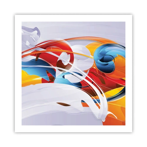 Affiche - Poster - La danse des éléments - 60x60 cm