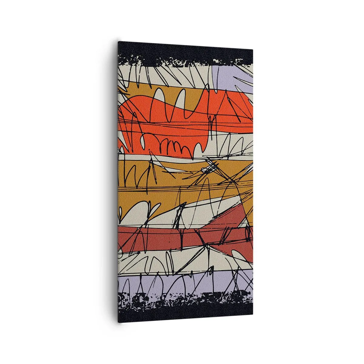 Impression sur toile - Image sur toile - Composition spontanée - 65x120 cm