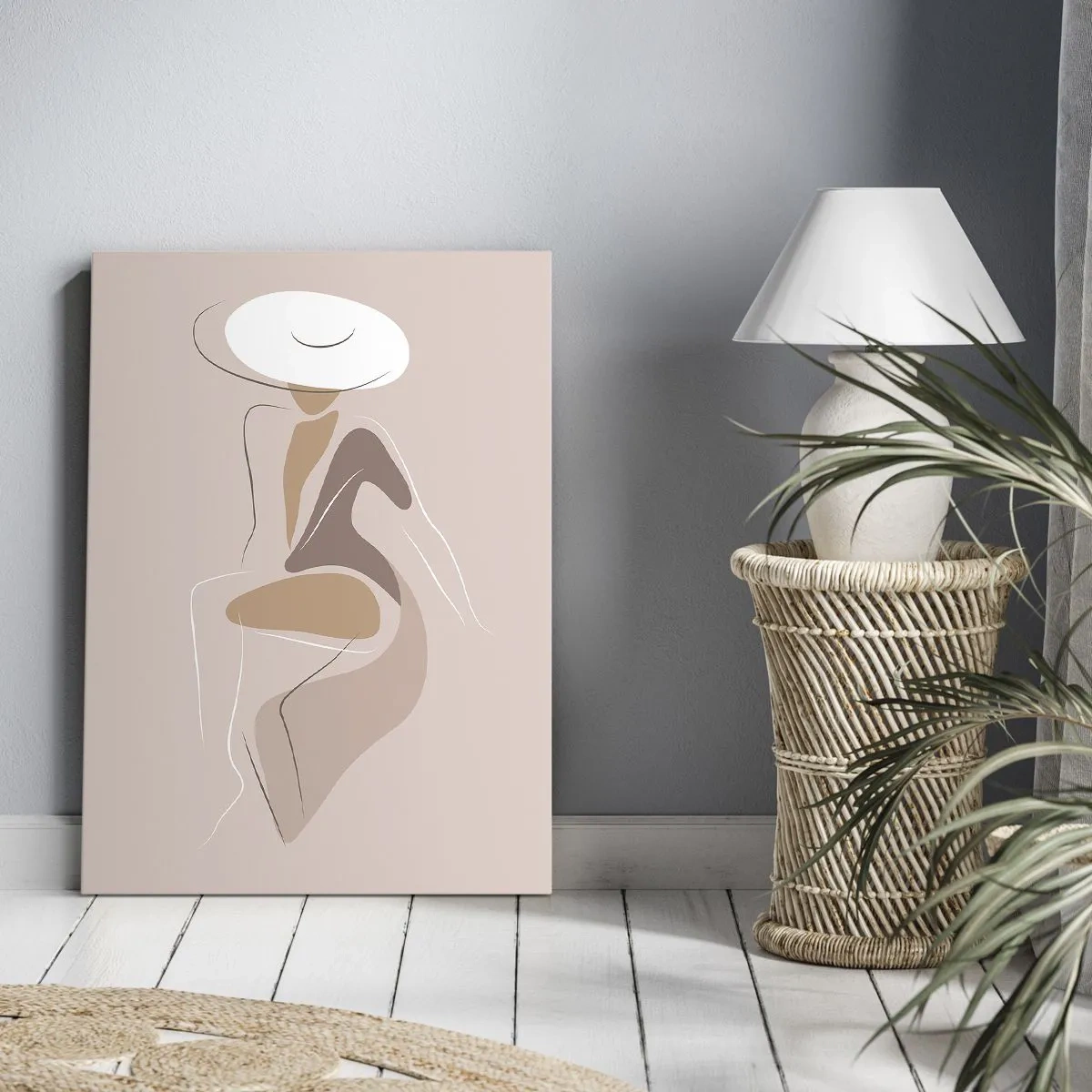 Impression sur toile - Image sur toile - Être une dame - 45x80 cm