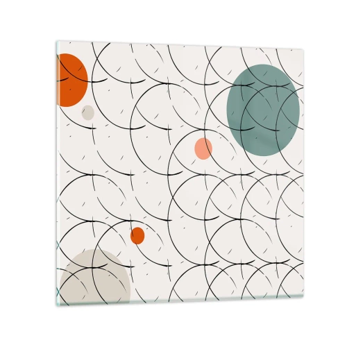 Impression sur verre - Image sur verre - Dans l'esprit pop art - 40x40 cm