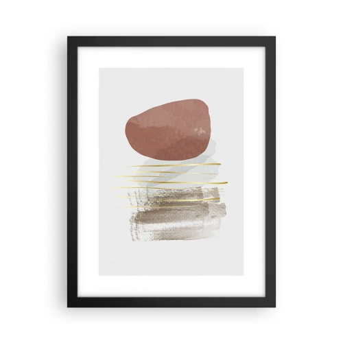 Affiche dans un cadre noir - Poster - Colonnade abstraite - 30x40 cm