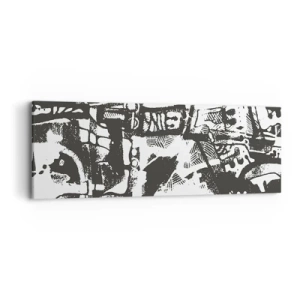 Impression sur toile - Image sur toile - Ordre ou chaos? - 90x30 cm