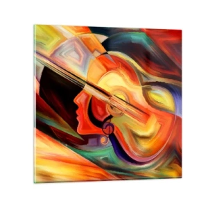 Impression sur verre - Image sur verre - Tout va bien - 70x70 cm