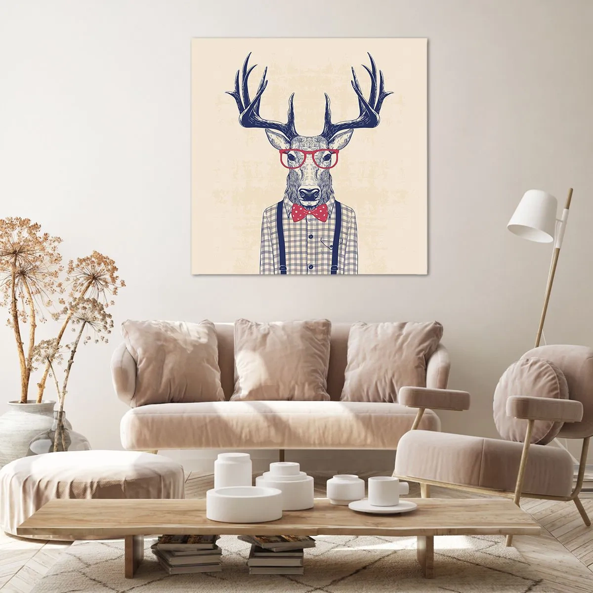 Impression sur toile - Image sur toile - Une extravagance amusante - 30x30 cm