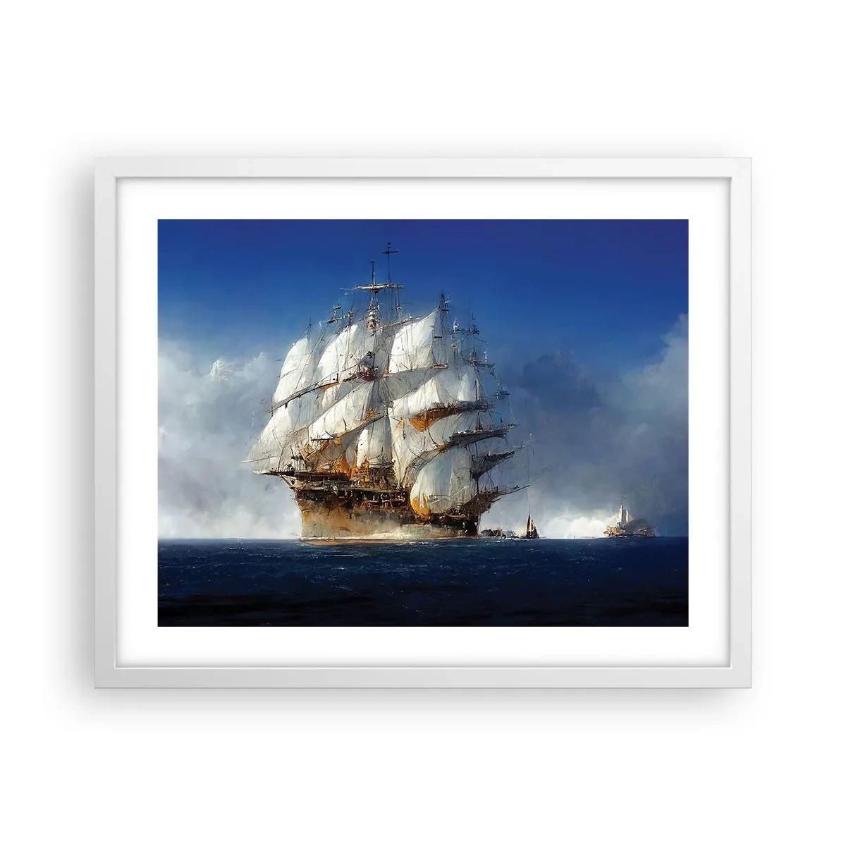 Affiche dans un cadre blanc - Poster - La grande gloire ! - 50x40 cm