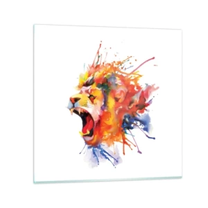 Impression sur verre - Image sur verre - exploser de colère - 40x40 cm