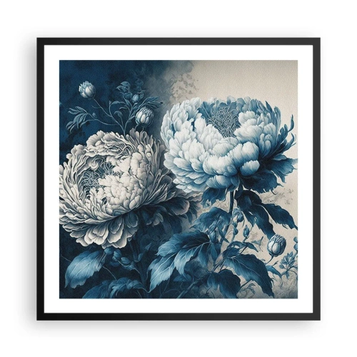 Affiche dans un cadre noir - Poster - Paire assortie - 60x60 cm