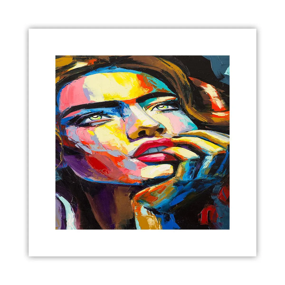 Affiche - Poster - Les rêves volent dans le ciel comme des oiseaux - 30x30 cm