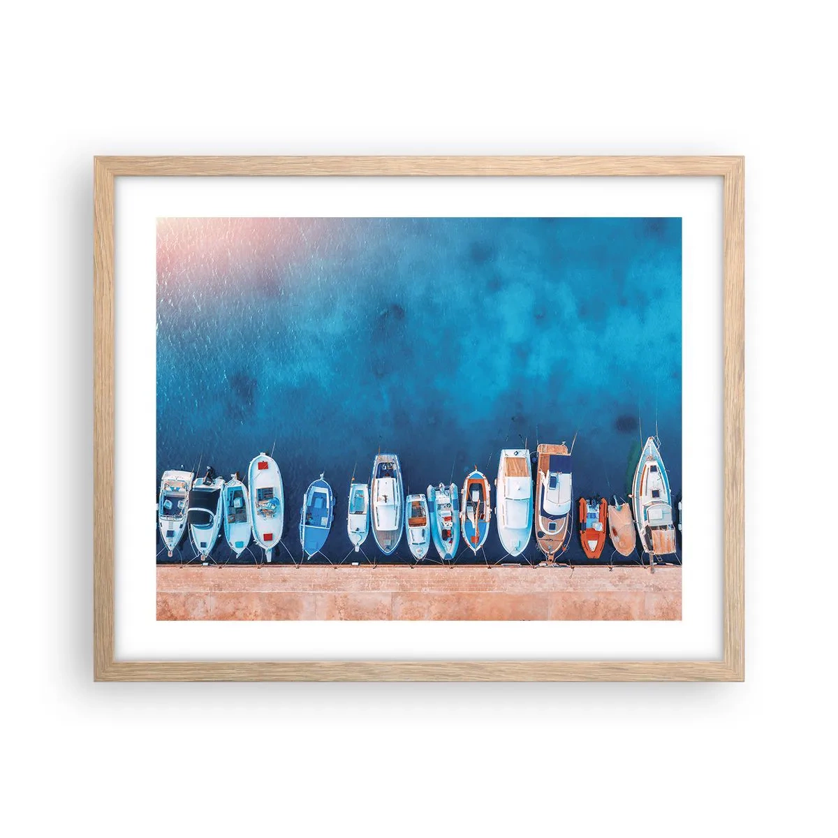 Affiche dans un chêne clair - Poster - En une seule fois - 50x40 cm